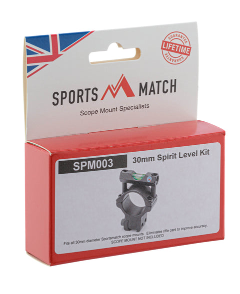 Collier Sports Match pour montage lunette 30mm avec niveau à bulles - ChasseTir.com