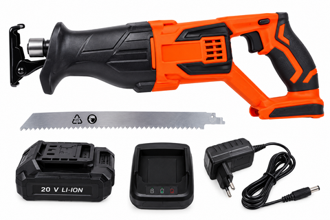 Scie Sabre Januel Batterie 20V avec Led + Lame a Os 21 cm