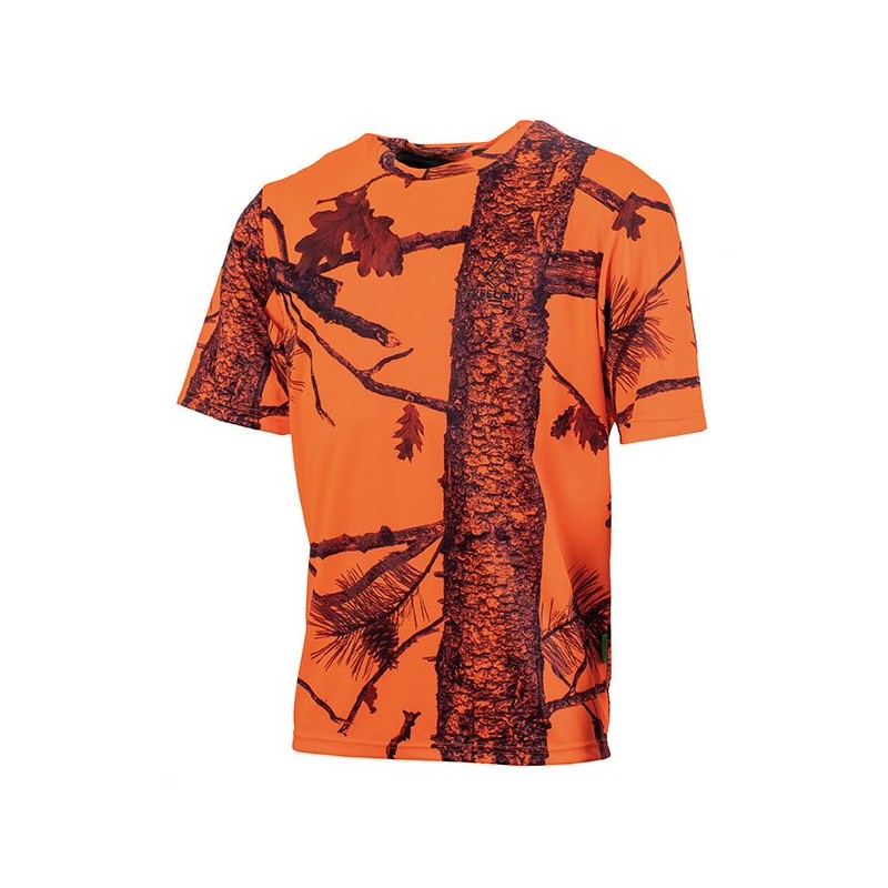 "T-Shirt Treeland en camouflage, style et fonctionnalité pour activités de plein air."