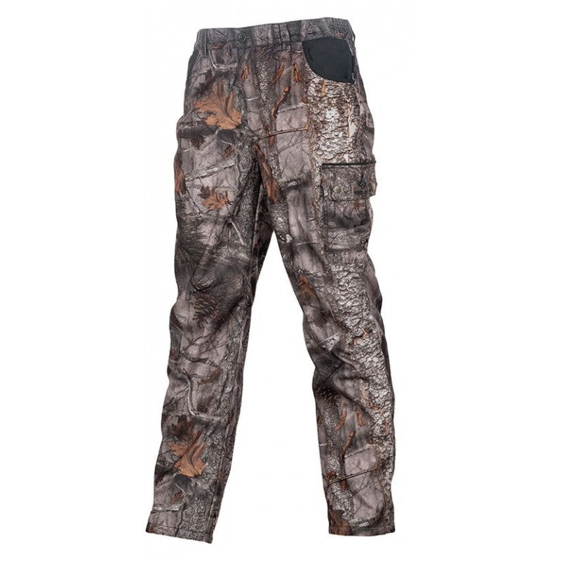 "Pantalon chaud Treeland camo forest T563, conçu pour les journées froides en forêt, avec camouflage efficace."