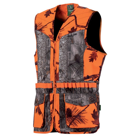 Gilet femme Treeland Camo orange / forest T600LADY - ChasseTir.com
