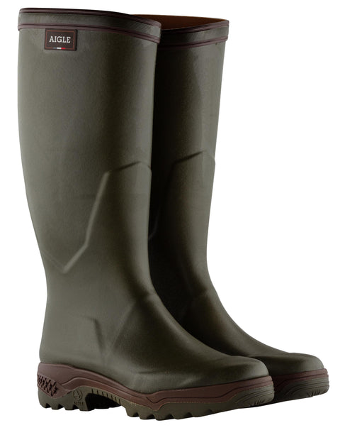 Bottes Aigle Caoutchouc Parcours 2 Kaki - ChasseTir.com
