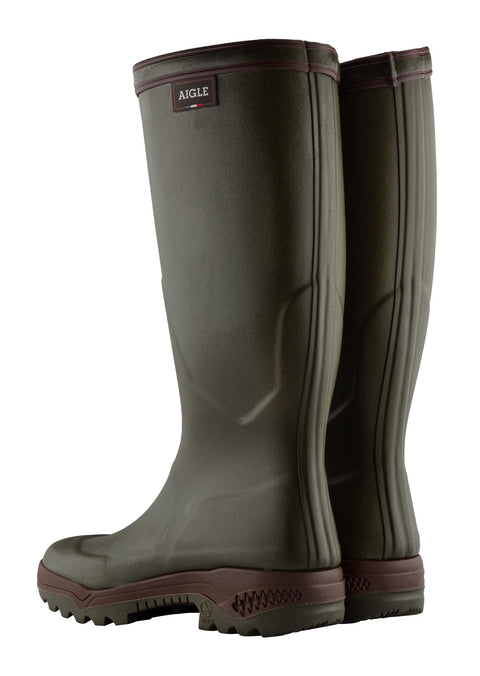 Bottes Aigle Caoutchouc Parcours 2 Kaki - ChasseTir.com