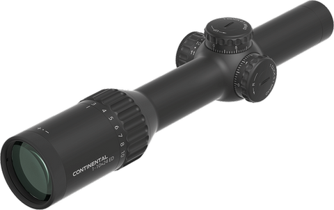 Lunette Vector Optics Continental X10 - 1-10x24I - ED Fiber