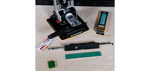 Plaque cuir lubrifiant et composé Worksharp