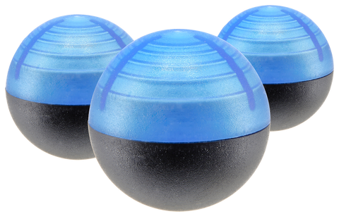 Billes craie bleue P2P noyau acier - Cal 68