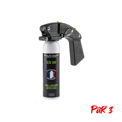 Aérosol gel Concorde defender cs 80 avec poignée - 100 ml SP116P3