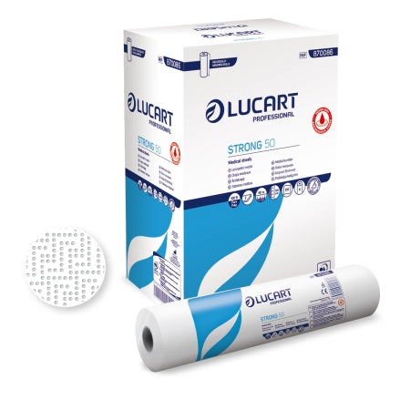 Draps médicaux Lucart Med Strong 50-35g 2 plis - 135x500x370