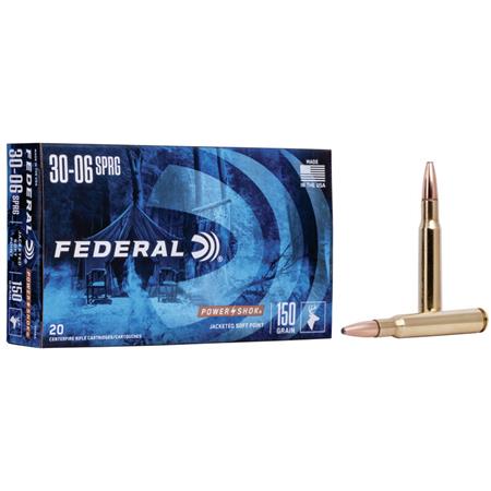 Munitions Federal Power Shok - Cal. 30-06 Spring.