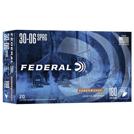 Munitions Federal Power Shok - Cal. 30-06 Spring.