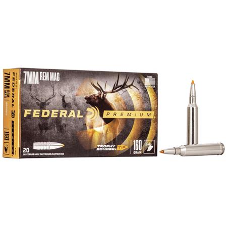 Munitions Federal Premium Ogive Trophy Bonded Tip - Cal. 7mm Rem. Mag