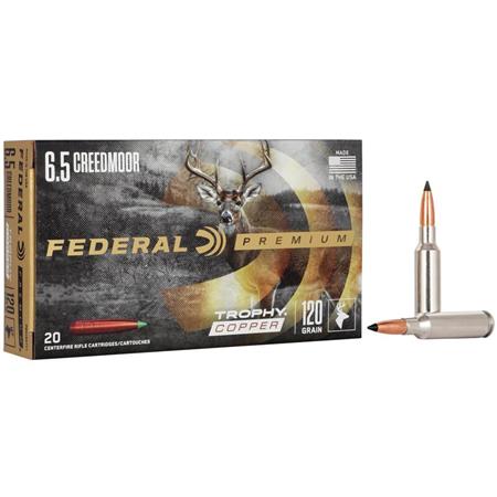 Munitions Federal Premium Ogive Trophy Copper - Cal. 6.5 Creedmoor
