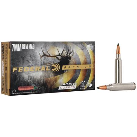 Munitions Federal Premium Ogive Trophy Bonded Tip - Cal. 7mm Rem. Mag.