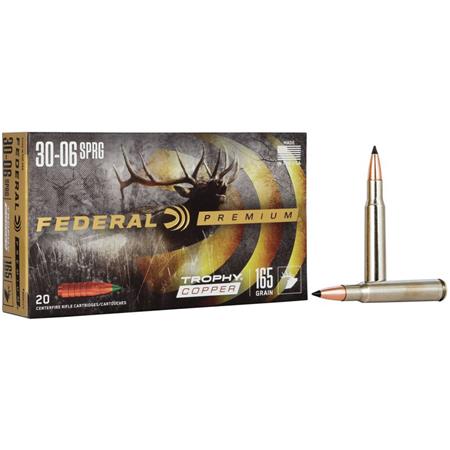 Munitions Federal Premium Ogive Trophy Copper - Cal. 30-06 Sprg.