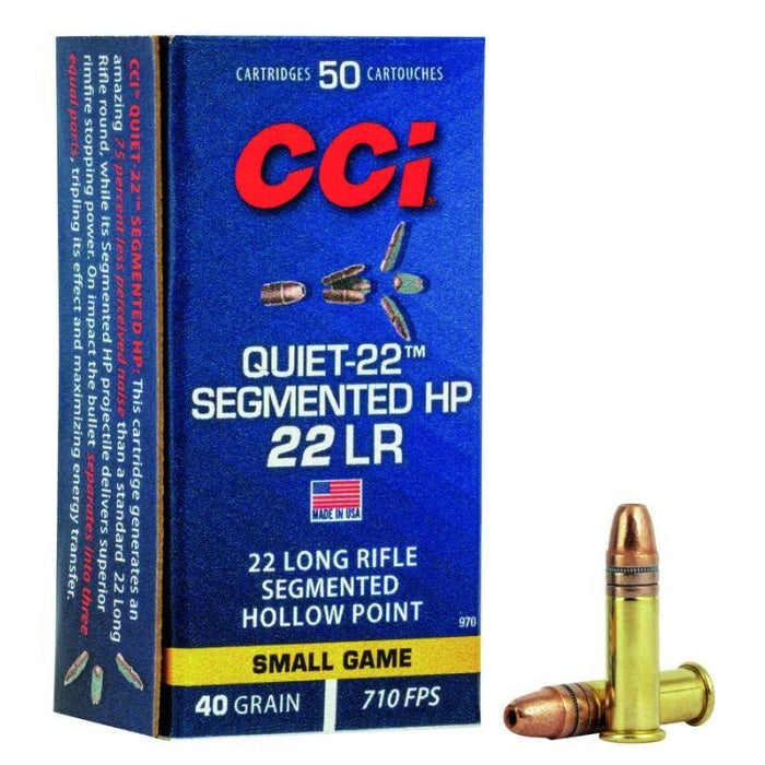 Balles CCI Segmented HP Quiet - Cal. 22 LR 62100184