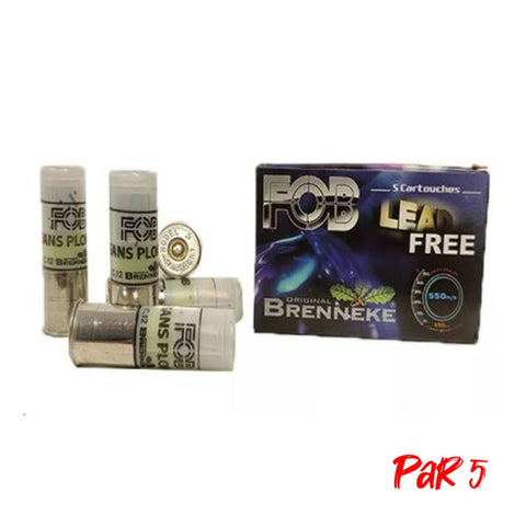 Balles FOB Brenneke sans plombs - Cal.20/70 - Par 5 10517Q0BSPP5