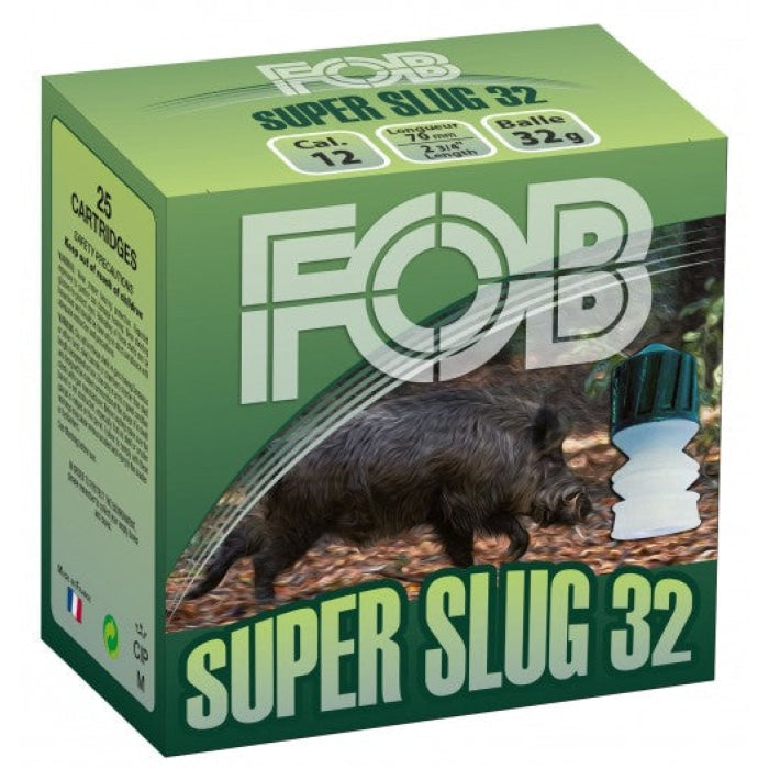 Balles FOB Super Slug - Cal.12/70 - Par 25 1059Y80BC0