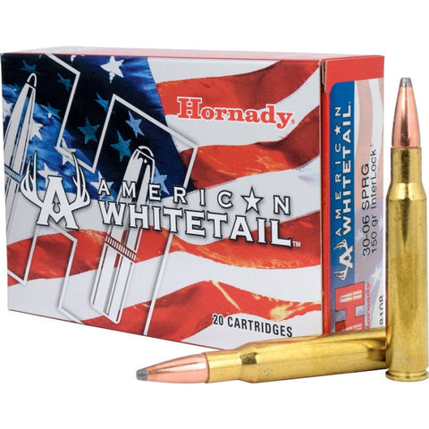 Balles Hornady American Whitetail 30-06 Sprg. Interlock Aw 773521