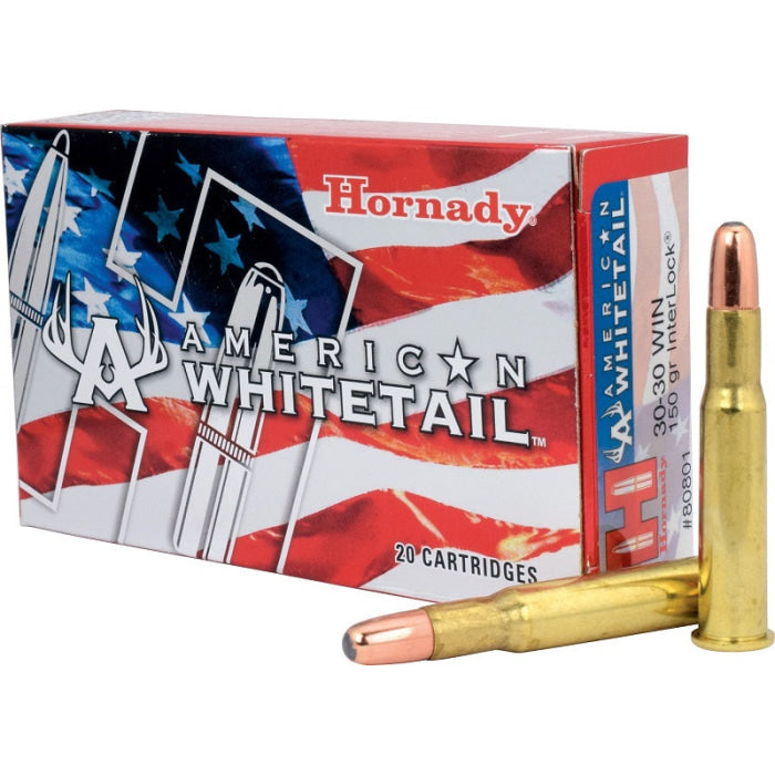 Balles Hornady American Whitetail 30-30 Win. 150GR Interlock Aw 773519