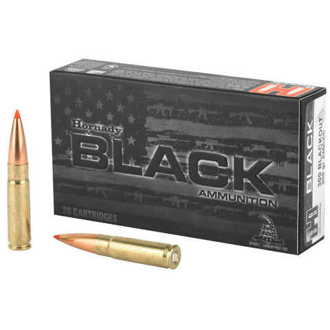 Balles Hornady Black 300 Blackout 208GR A-MAX 778529