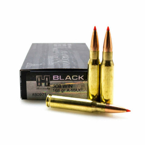 Balles Hornady Black 308 Win. 155GR A-MAX 778531