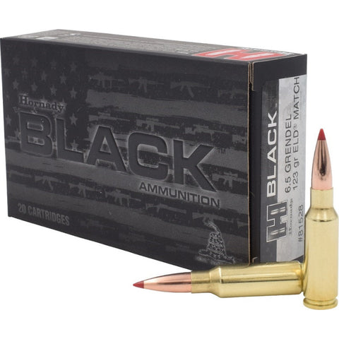 Balles Hornady Black 6.5 Grendel 123GR ELD Match 780878