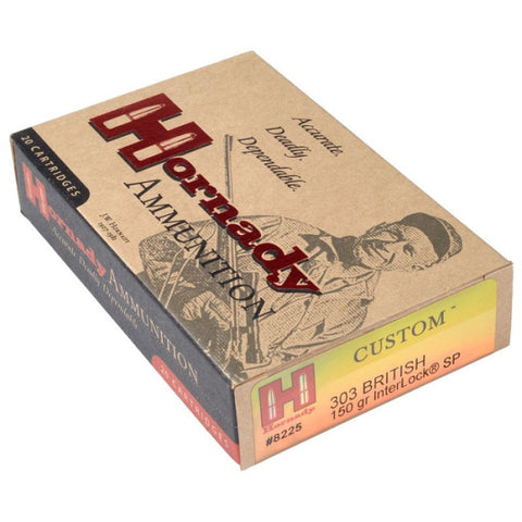 Balles Hornady Custom 303 British 150GR SP 773675