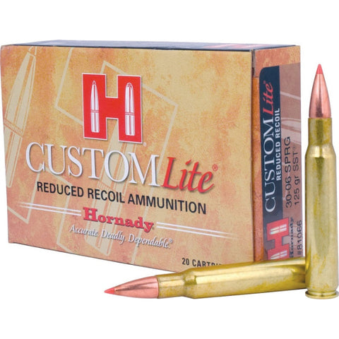 Balles Hornady Custom Lite 30-06 Sprg 125GR SST Lite 776135