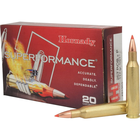 Balles Hornady Superformance SST 257 ROB+P 117GR SPF 773538