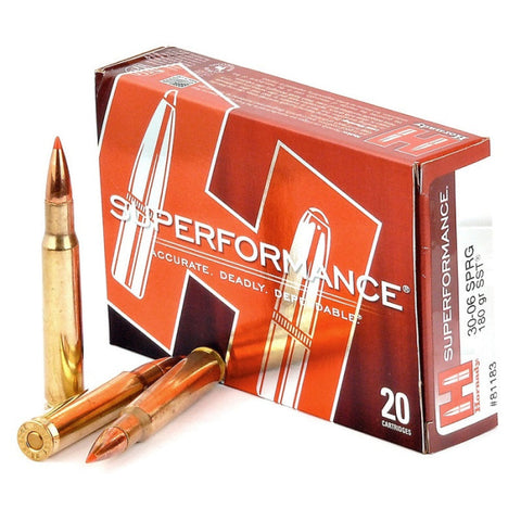 Balles Hornady Superformance SST 30-06 Sprg. SPF 773571