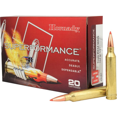 Balles Hornady Superformance SST 7mm Rem. Mag. 154GR SPF 773549