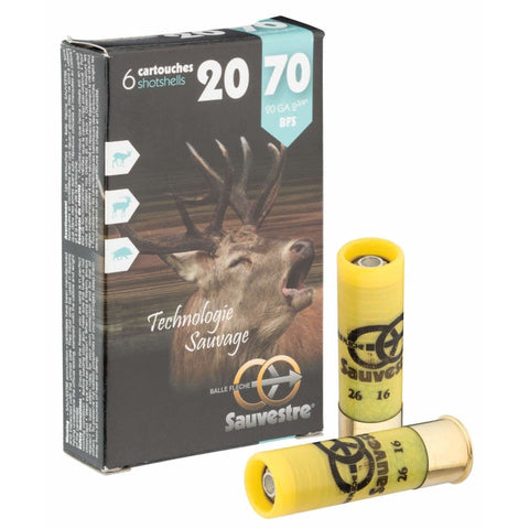 Balles Sauvestre gros gibier - Cal. 20/70 MS220