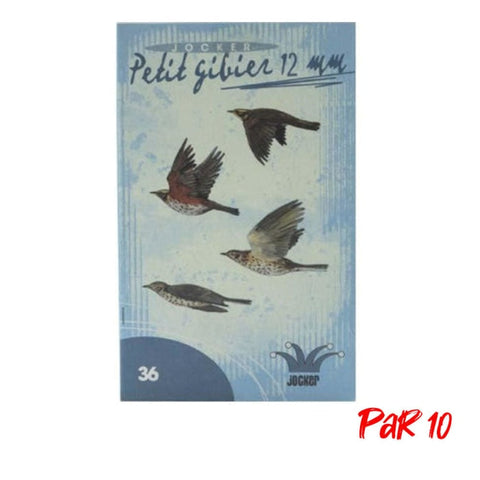 Boîte de 10 Cartouches Jocker 12mm 8 G BJ - Cal. 36/50/08