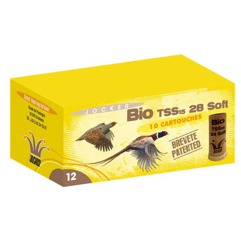 Boîte de 10 Cartouches Jocker Bio TS 28 Soft C/12/70/16 28 Gr
