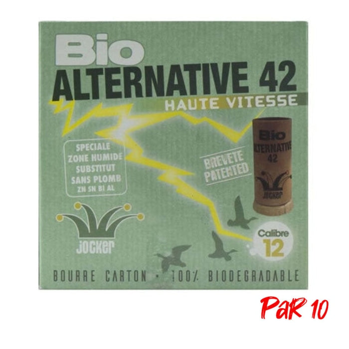 Boîte de 25 Cartouches Jocker Bio Alternative 42 C - Cal. 12/70/25