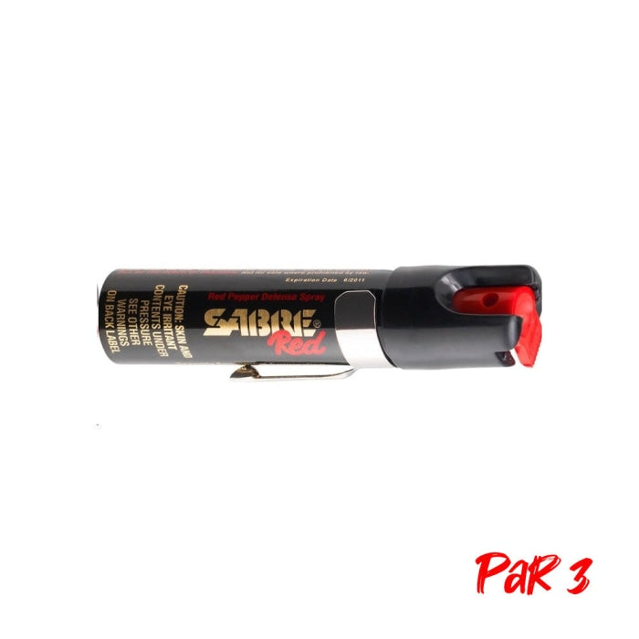 Bombe au Poivre Sabre Red 3-en-1 - 23,7ml SBP22P3