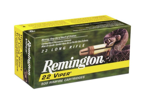 Cartouches Remington Viper Hyper Velocity 36 gr - Cal. 22LR