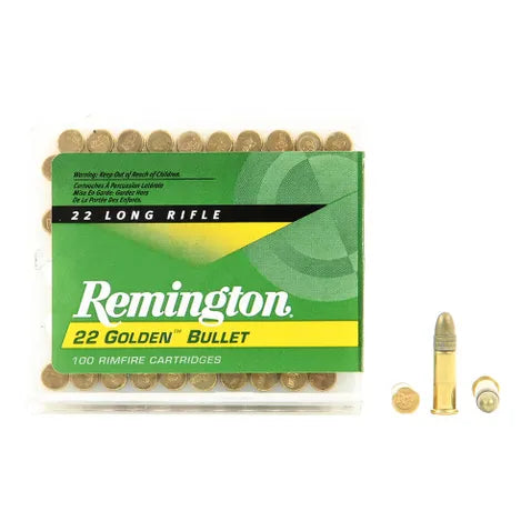 Cartouches Remington - Cal. 22LR - Golden Bullet - Pointe Creuse