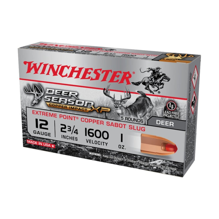 Cartouche Winchester Slug Deer Season Lead Free 28g - Cal.12/70