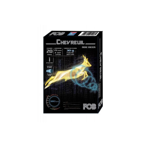 Cartouches de chasse FOB Chevreuil HP - Cal.20/70 - Par 10 105CH3001H