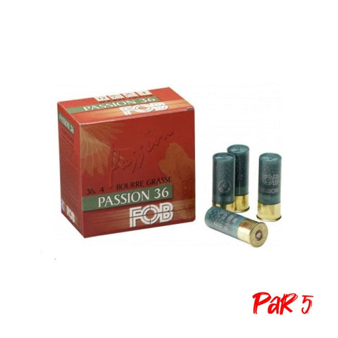 Cartouches de chasse FOB Passion 36 BG - Cal.12/70 - Par 25