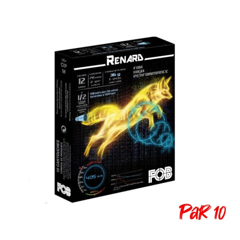 Cartouches de chasse FOB Renard HP - Cal.12/70 - Par 10 105RE5021UP10