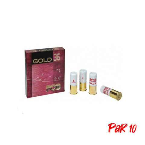 Cartouches FOB Gold 36 - Cal.12/70 - Par 10 10504H001HP10