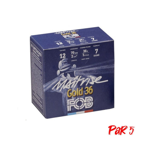 Cartouches FOB Maitrise Gold 36 - Cal.12/70 - Par 25 10505S606HP5