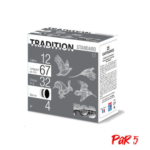Cartouches FOB Standard - Cal.12/67 - Par 25 105B880004P5