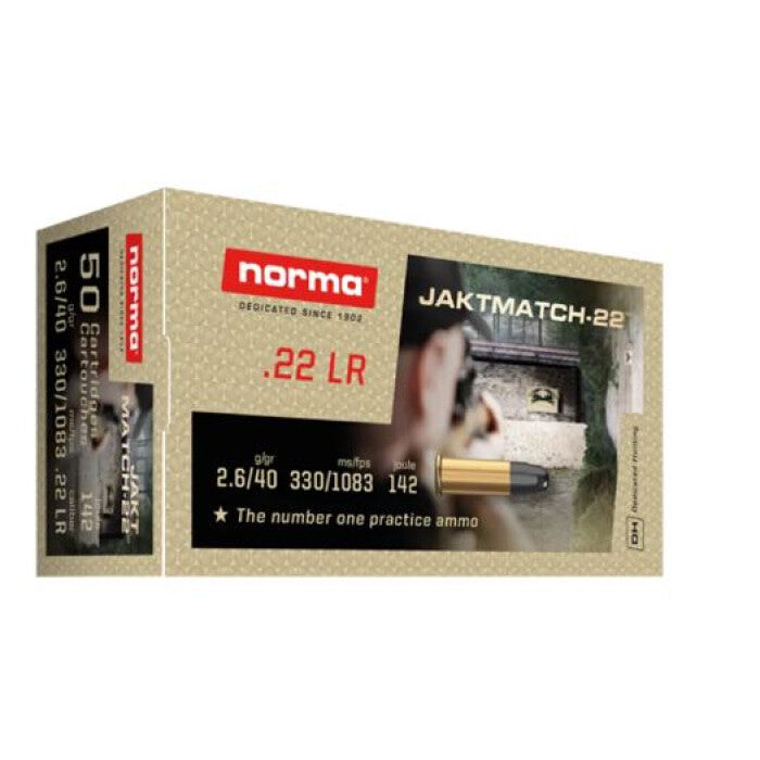 Cartouches Norma Jakt Match-22 LRN - Cal. 22 LR 62100269