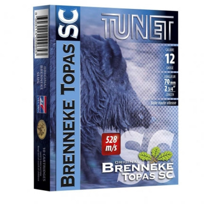 Cartouches Tunet Brenneke Topas SC Cal.12/70 101TOP0BBR