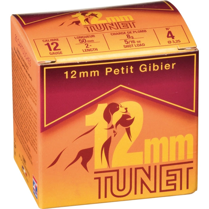 Cartouches Tunet Petit Gibier Cal. 12/50 1011270004