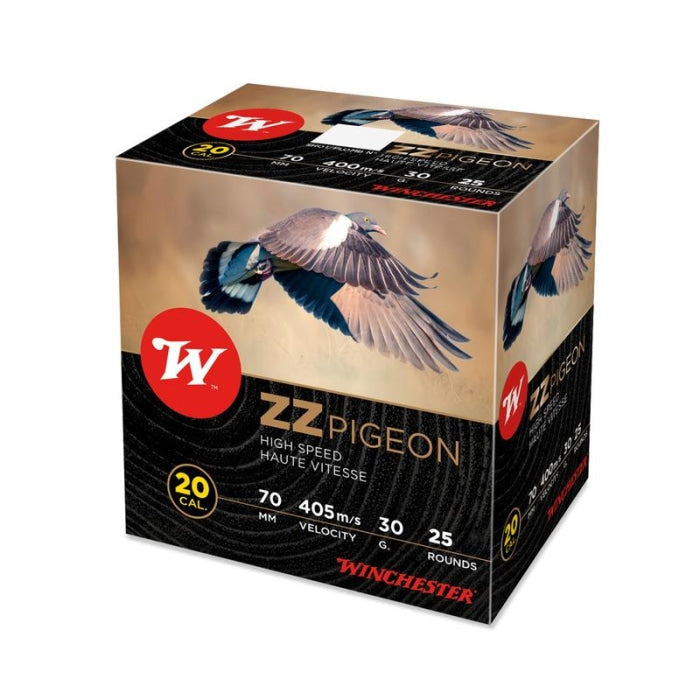 Cartouches Winchester ZZ Pigeon 30 g - Cal. 20/70 CDZZ230P55