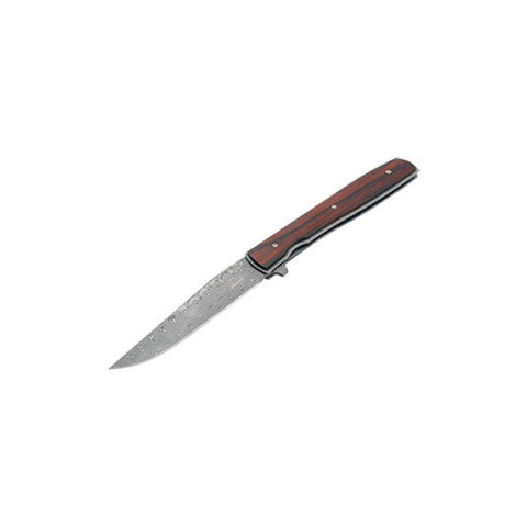Couteau de poche Böker Plus Urban Trapper Cocobolo Damascus 01BO176DAM